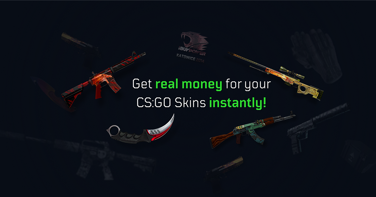 Sell CS:GO Skins for PayPal | in 60 Seconds | SkinCashier