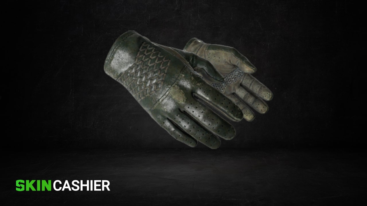 Driver Gloves Racing Green