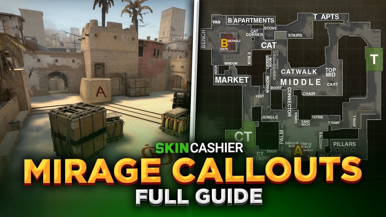 CS GO Most CT Sided Maps In The Game Check It Out   Csgo Mirage Callouts 