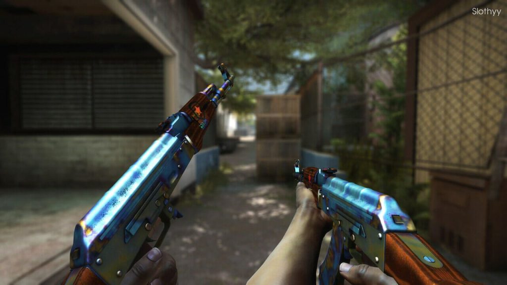 AK-47 Case Hardened Blue Gem