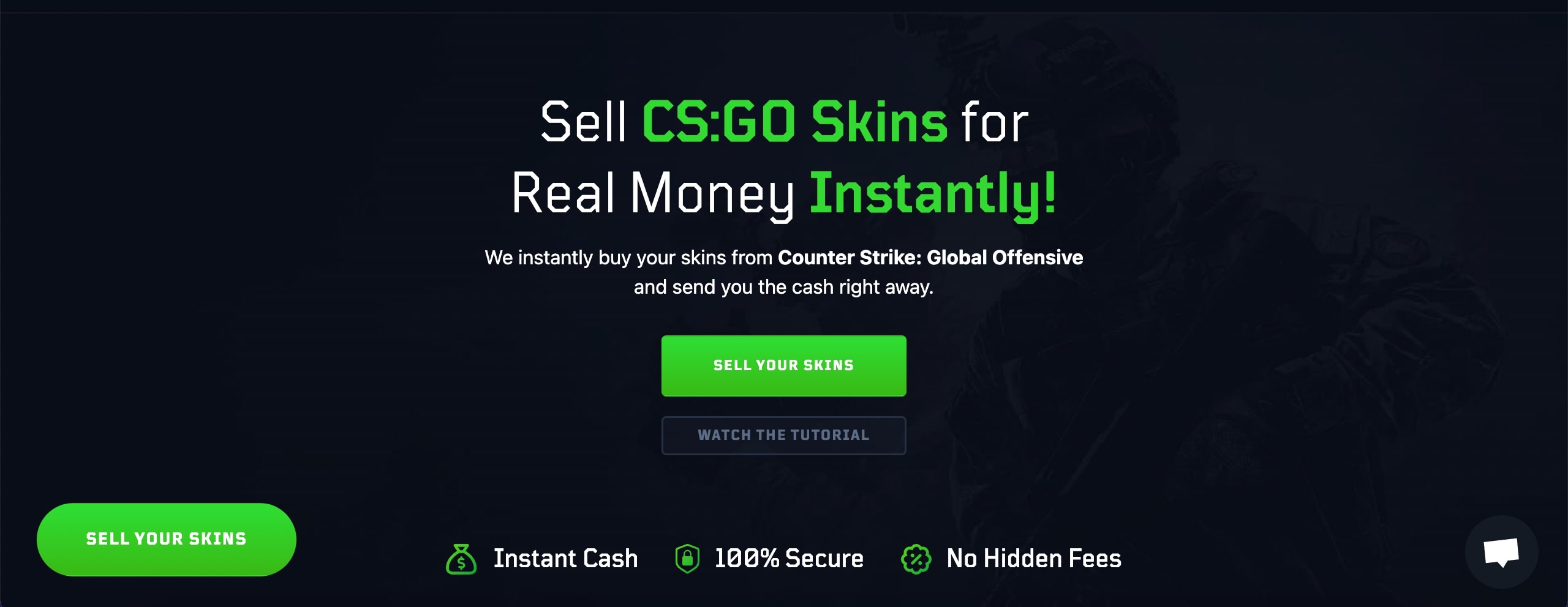 sell csgo skins online