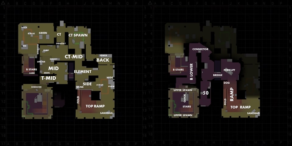 vertigo map layout