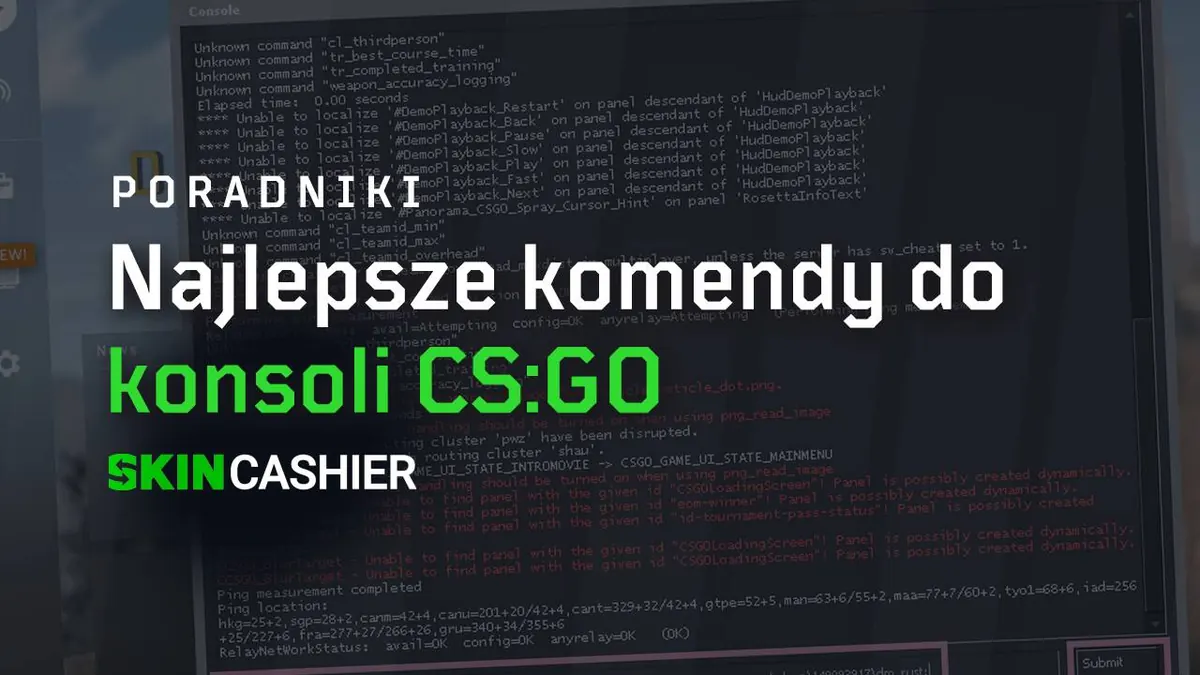 Najlepsze komendy konsoli CS:GO