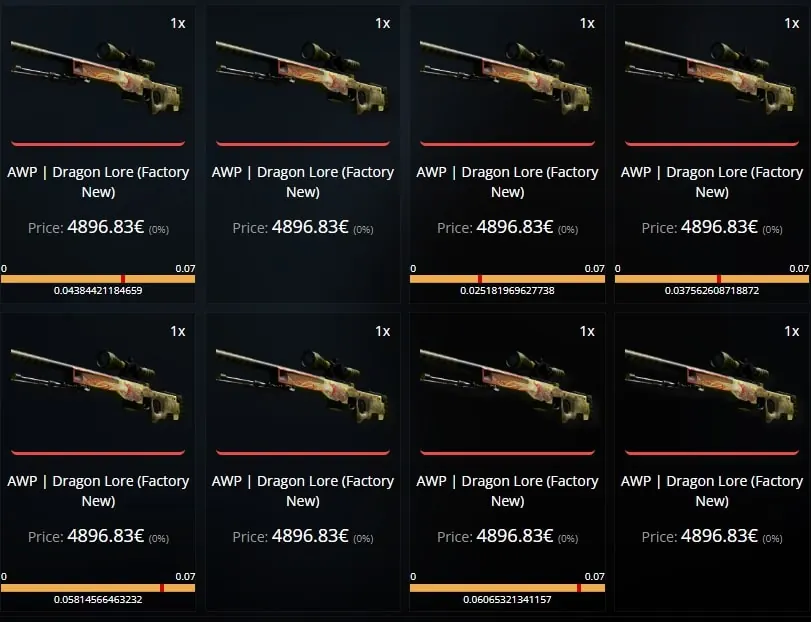 B inventory worth csgo