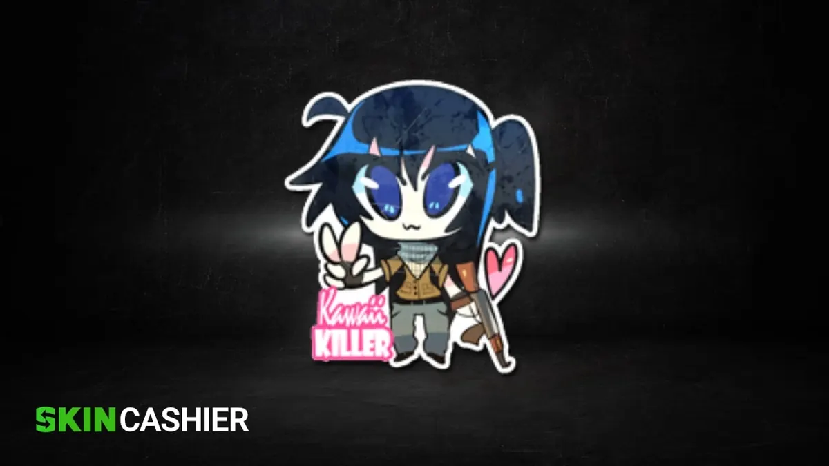 Anime Sticker Kawaii Killer Terrorist