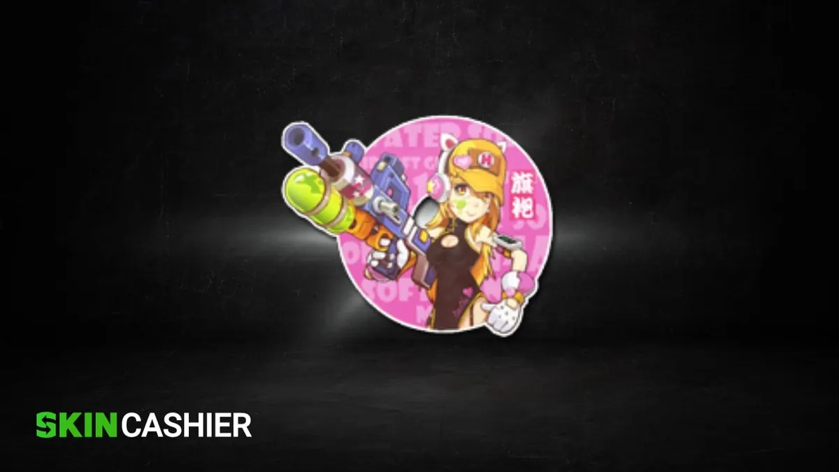 Anime Sticker Water Gun