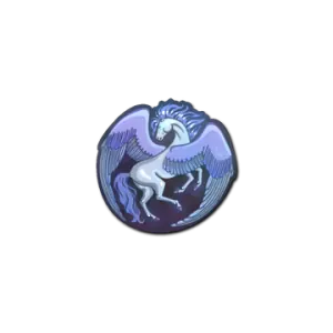 Blue Sticker Pegasus