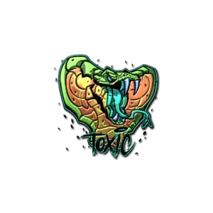 Green Sticker Toxic