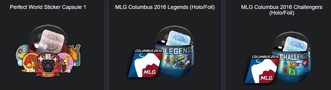 Sticker CSGO Inside Capsules