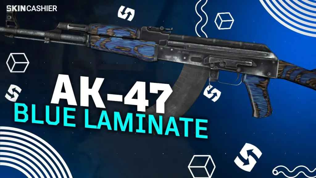ak 47 blue laminate