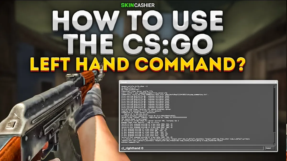 How To Switch Hands in CS2 2025: Using The CSGO Left Hand Command
