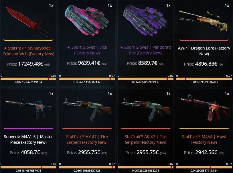 deadpool csgo inventory value
