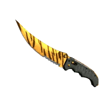 flip knife tiger tooth