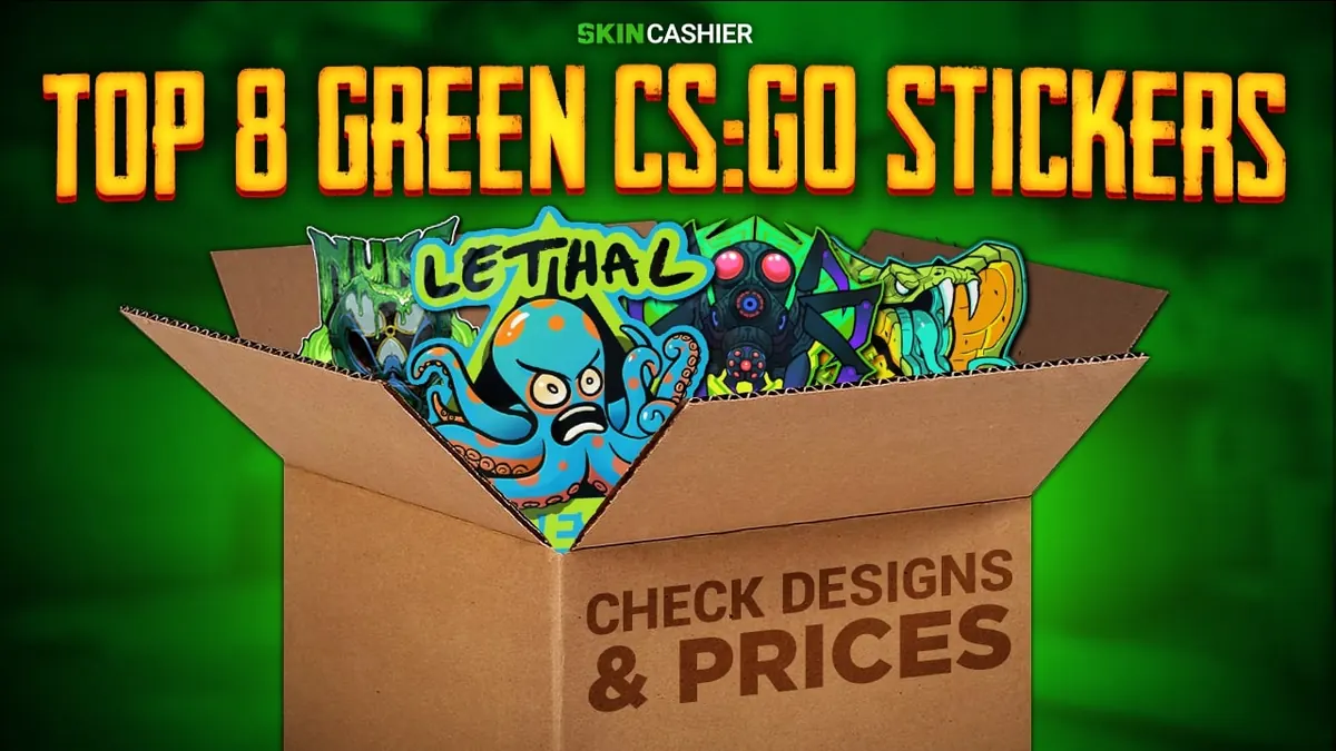 TOP 8 Green CSGO Stickers To Decorate Your Weapons
