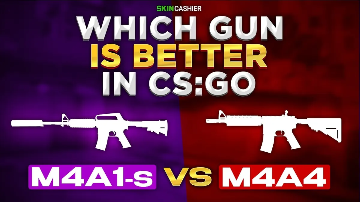 Which Gun is Better: M4A4 vs M4A1 in CS:GO?