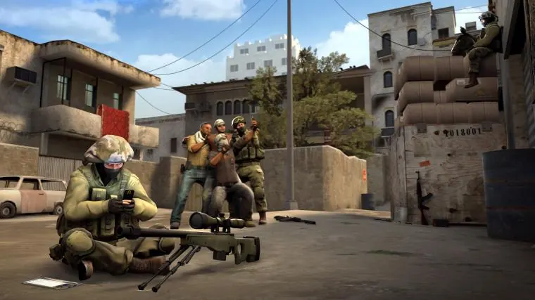 playing csgo with your team