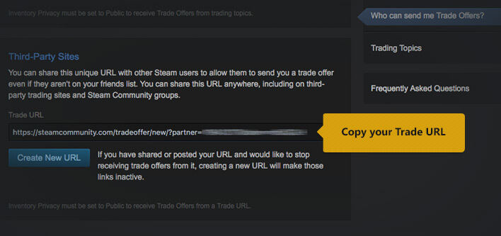 How to find Steam Trade URL